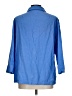 Coldwater Creek Blue 3/4 Sleeve Button-Down Shirt Size L - photo 2