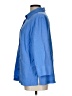 Coldwater Creek Blue 3/4 Sleeve Button-Down Shirt Size L - photo 5
