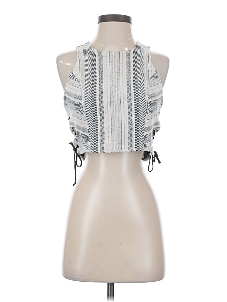 Pre-owned Bcbgeneration Sleeveless Blouse In Gray