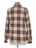 Legendary Whitetails 100% Polyester Plaid Brown Long Sleeve Blouse Size M - photo 2