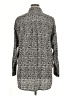Nine West Houndstooth Silver Long Sleeve Button-Down Shirt Size XL - photo 2
