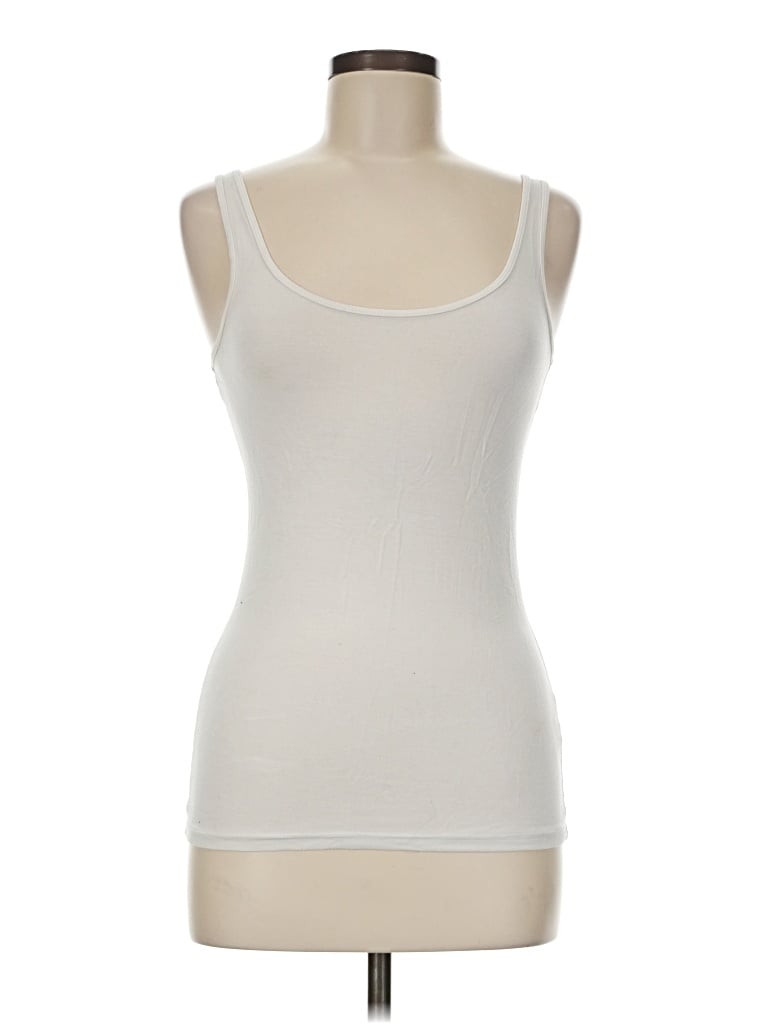 Pre-owned Hinge Tank Top Ivory Strapless Neckline Tops