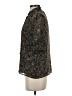 Calvin Klein 100% Polyester Animal Print Black Short Sleeve Blouse Size S - photo 5