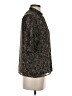 Calvin Klein 100% Polyester Animal Print Black Short Sleeve Blouse Size S - photo 4