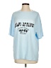Shein Blue Short Sleeve T-Shirt Size 4 - photo 1