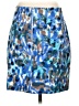 Ann Taylor Print Blue Casual Skirt Size 2 - photo 2