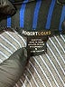 Robert Louis Chevron-herringbone Blue Formal Skirt Size S - photo 4