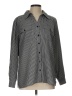 Elementz Stripes Gray Long Sleeve Blouse Size L - photo 1