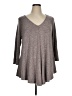 Green Envelope Gray Pullover Sweater Size 1X - photo 1