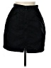 Express 100% Nylon Solid Black Casual Skirt Size 7 - 8 - photo 1
