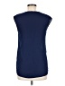 Stella Luce 100% Polyester Blue Sleeveless Blouse Size M - photo 2