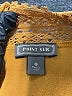 Point Sur 100% Viscose Brown 3/4 Sleeve Blouse Size 0 - photo 7