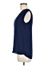 Stella Luce 100% Polyester Blue Sleeveless Blouse Size M - photo 5