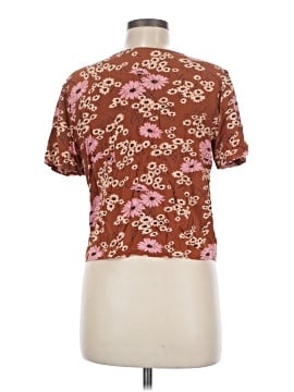 Madewell Novel Tie-Front Top in Hillside Daisies (view 2)