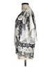Sami & JO 100% Polyester Silver Short Sleeve Blouse Size M - photo 5