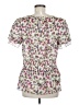 Ted Baker London 100% Polyester Ivory Short Sleeve Blouse Size 8 (3) - photo 2