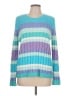Appleseeds 100% Cotton Stripes Blue Pullover Sweater Size L - photo 1