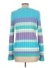 Appleseeds 100% Cotton Stripes Blue Pullover Sweater Size L - photo 2