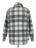 BB Dakota Plaid Gray Coat Size M - photo 2