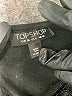 Topshop Black Sleeveless Top Size 6 - photo 7