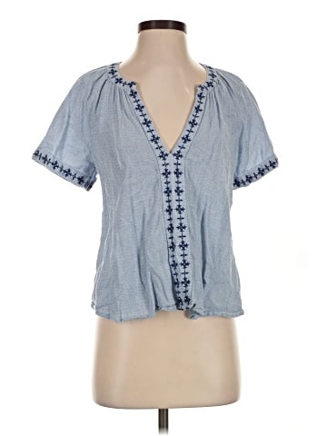 Lucky Brand Short Sleeve Blouse (view 1)