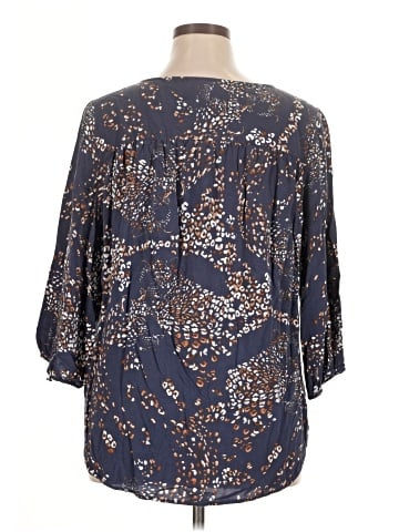 Evri 3/4 Sleeve Blouse (view 2)