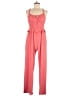 Trixxi Solid Pink Jumpsuit Size M - photo 1