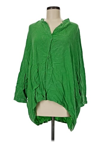 Easel 3/4 Sleeve Blouse (view 1)