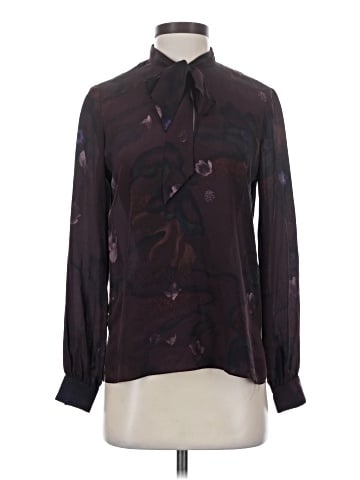 Wilfred Long Sleeve Silk Top (view 1)