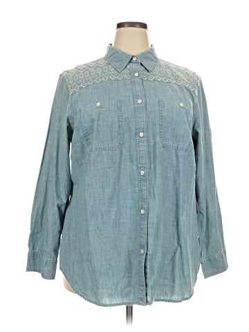 Chaps Long Sleeve Button-Down Shirt (view 1)