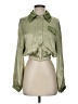 Elliatt 100% Viscose Green Long Sleeve Blouse Size S - photo 1