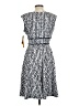 ILE New York Houndstooth Silver Cocktail Dress Size 10 - photo 2