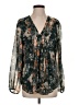 Calvin Klein 100% Polyester Green Long Sleeve Blouse Size S - photo 1