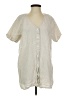 Wilfred 100% Linen Ivory Short Sleeve Blouse Size XXS - photo 1