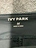 Ivy Park Color Block Solid Black Active Pants Size M - photo 7