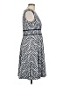 ILE New York Houndstooth Silver Cocktail Dress Size 10 - photo 4