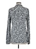Ann Taylor LOFT Silver Long Sleeve Polo Size M - photo 2
