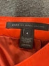 Marc by Marc Jacobs 100% Leather Red Orange Leather Skirt Size 4 - photo 3