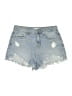 Forever 21 Blue Denim Shorts Size 28 waist - photo 1