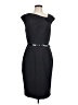 Jones Studio Solid Black Cocktail Dress Size 12 - photo 1
