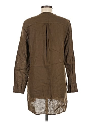 Massimo Dutti 3/4 Sleeve Button-Down Shirt (view 2)