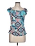 Wishful Park Teal Short Sleeve Top Size L - photo 1