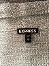 Express 100% Cotton Gray Cardigan Size XS - photo 7