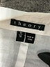 Theory 100% Cotton White 3/4 Sleeve Button-Down Shirt Size M - photo 7