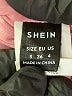 Shein Metallic Pink Cocktail Dress Size 4 - photo 7