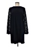 Ann Taylor LOFT Black Blue Casual Dress Size 8 - photo 1