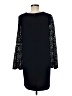 Ann Taylor LOFT Black Blue Casual Dress Size 8 - photo 2