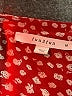 Fun2Fun 100% Polyester Hearts Red Short Sleeve Blouse Size M - photo 7