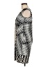 London Times Graphic Silver Cocktail Dress Size 6 - photo 5