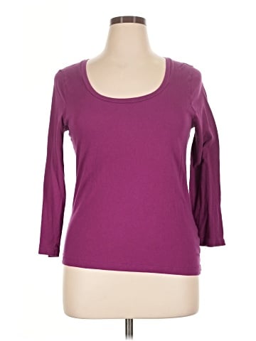 J.Crew Factory Store 3/4 Sleeve T-Shirt (view 1)